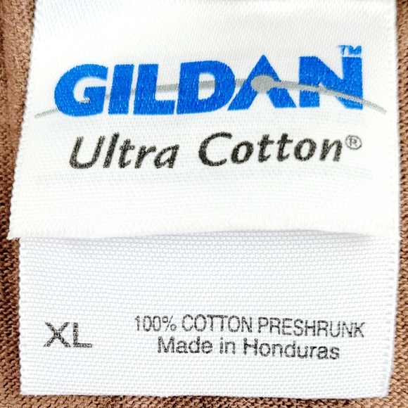 Gildan Reba McEntire Brown 100% Cotton Preshrunk T Shirt  XL - Picture 5 of 7